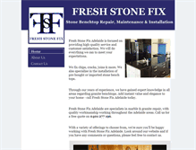 Tablet Screenshot of freshstonefix.com